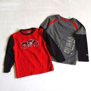 mixed brands 2-pack long sleeve shirt bundle  24 months baby boy